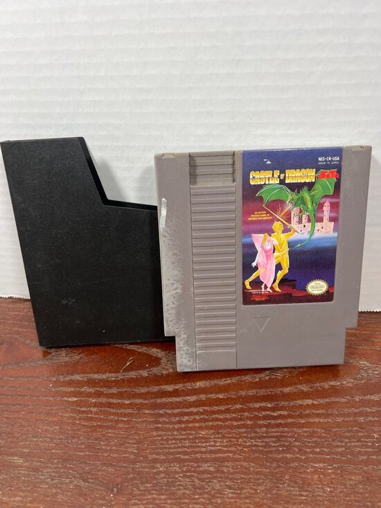 Nintendo Other - Castle Of Dragon NES Cartridge W/ Sleeve - Nintendo 1985 - Tested - Authentic Re